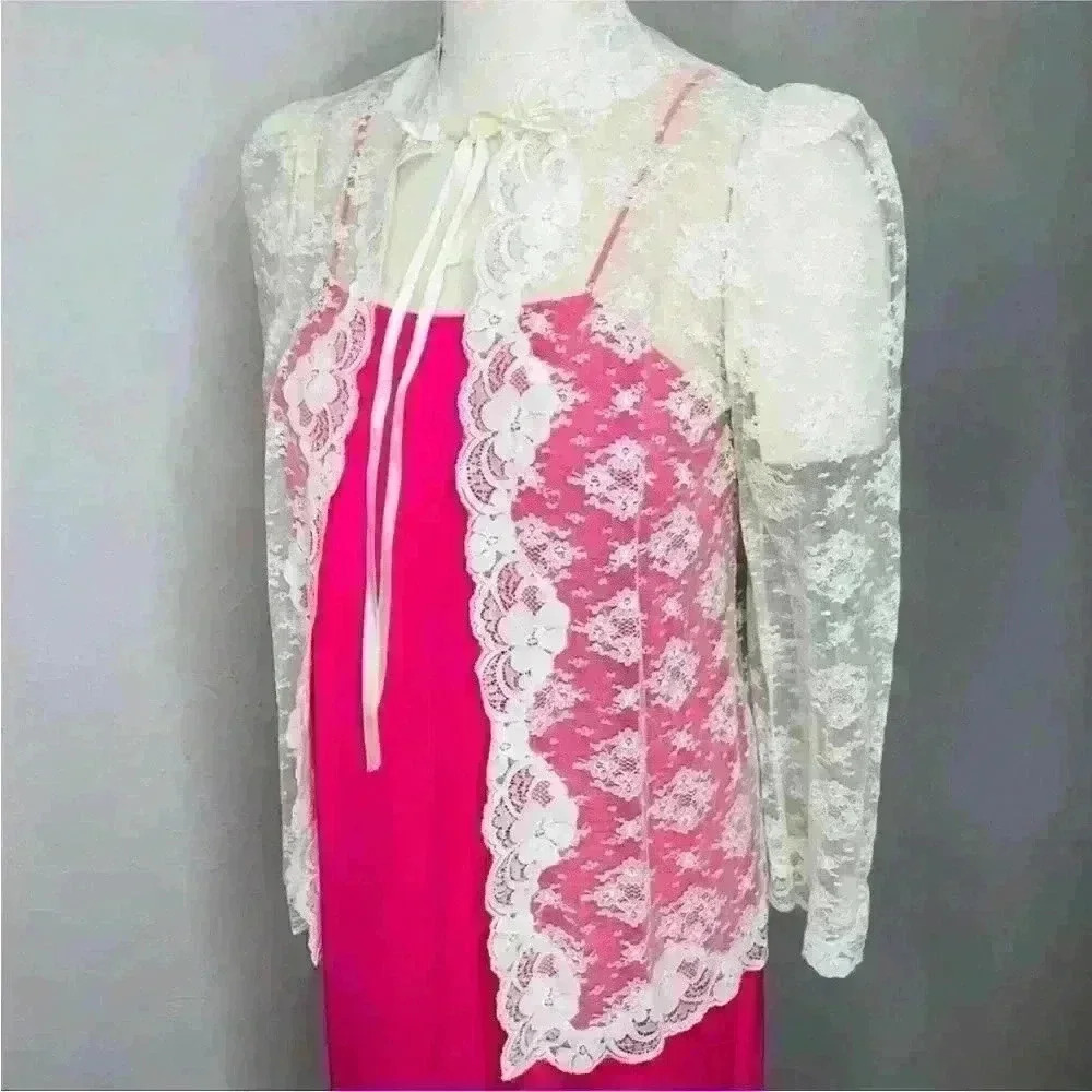 Vintage lace cardigan